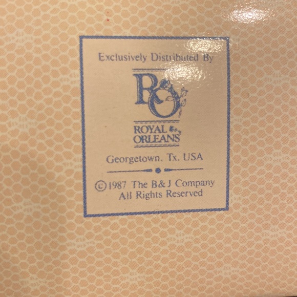 1988 Jan Hagara Vintage Bisque Figurine "Stephen" Hanging Mini Ornament O22330 - Picture 9 of 12